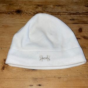 Under Armour White Beanie